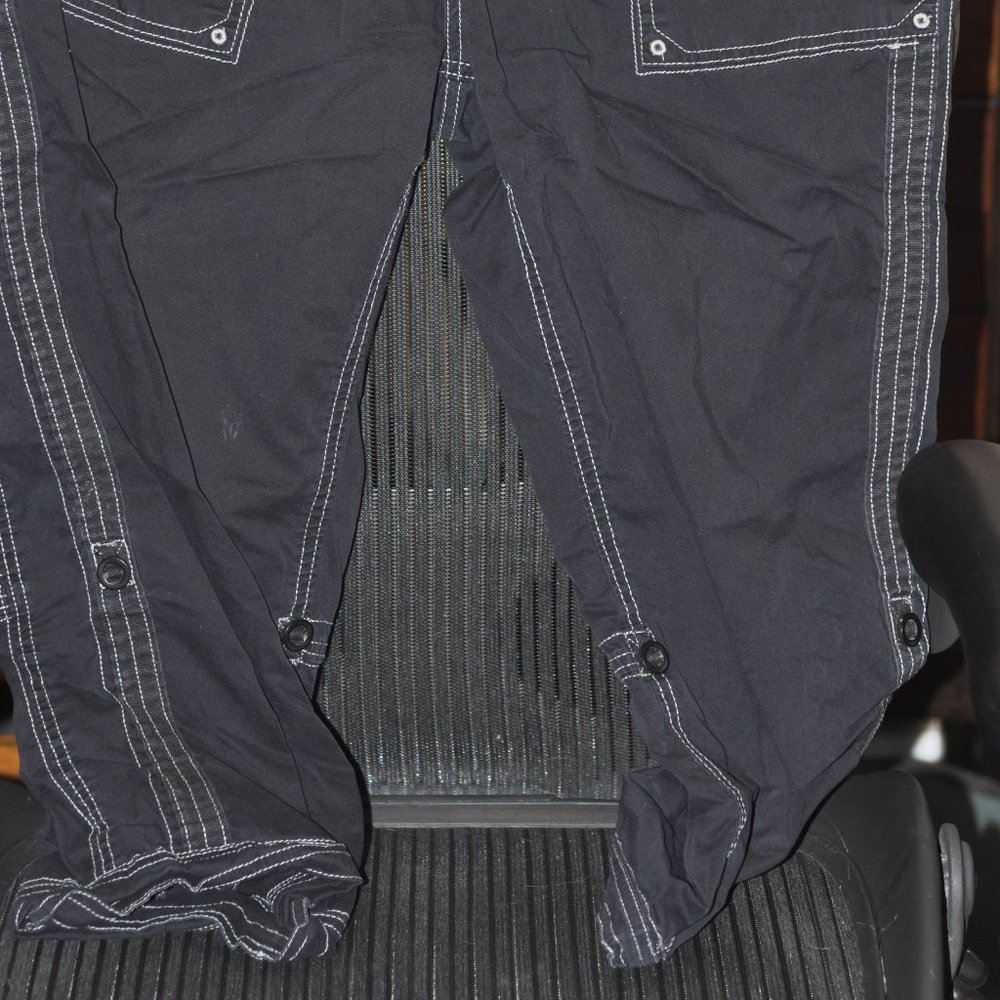 Adventura Black Capris Size 14 - Picture 2 of 6